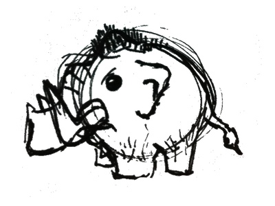 mini mammoth first sketch