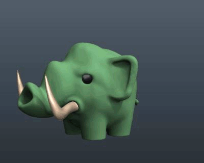 3D turntable of Mini Mammoth